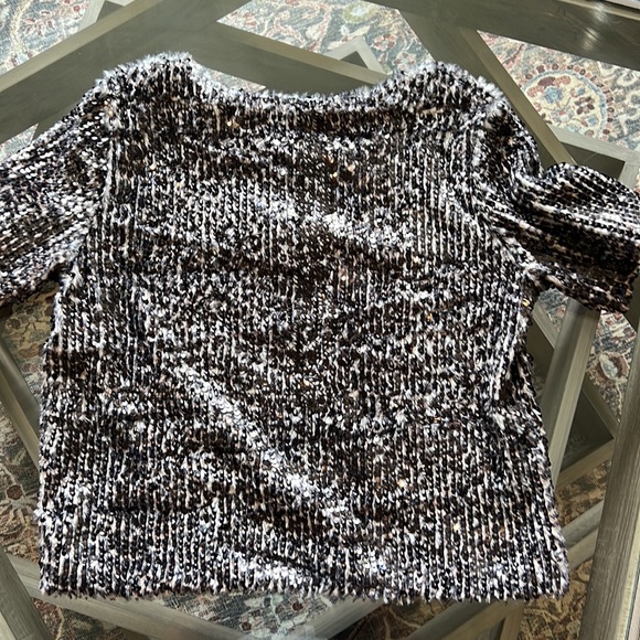 Search sanity glitter sweater top. Size medium. NWT - Picture 3 of 3